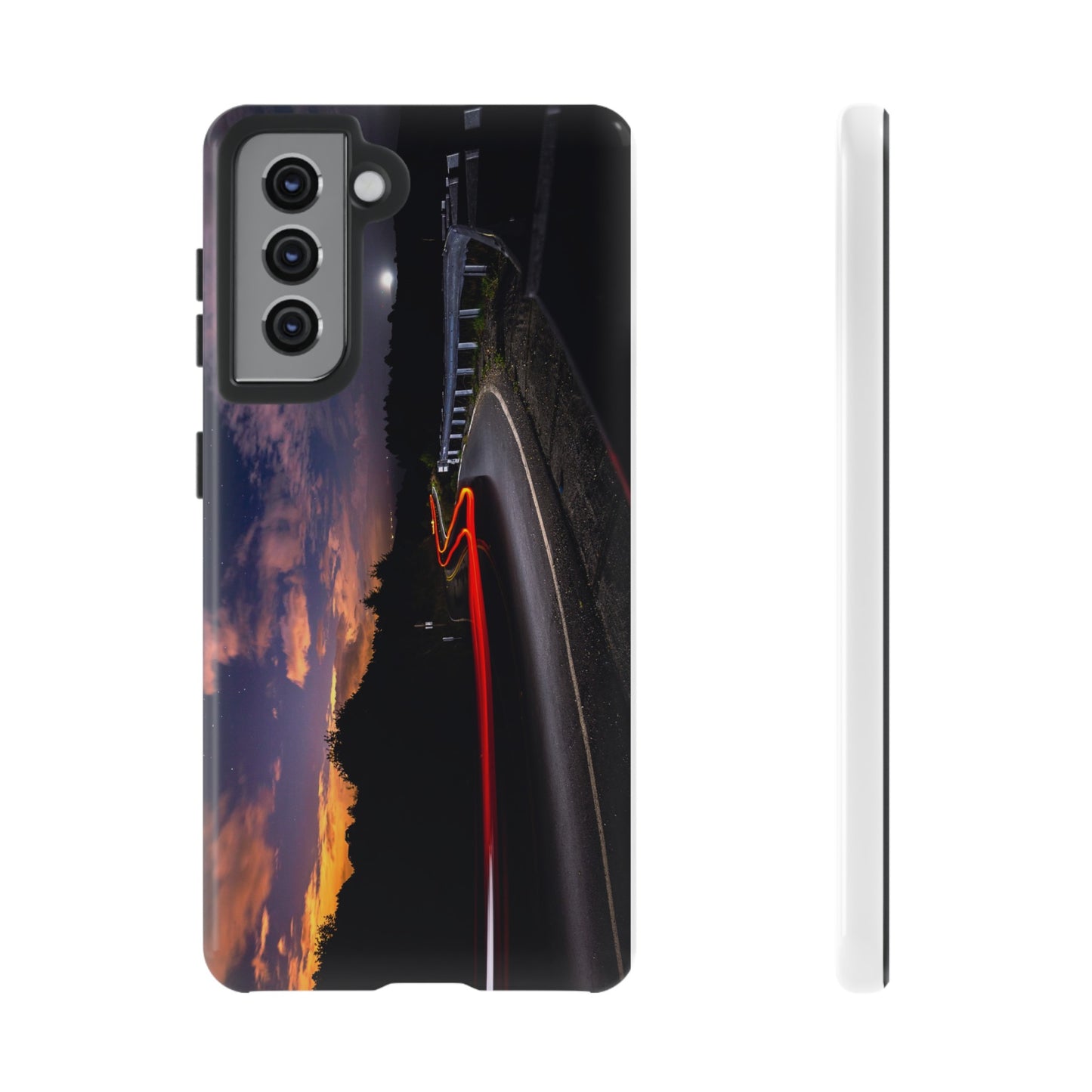 Night Lights on the Bend - Phone Case