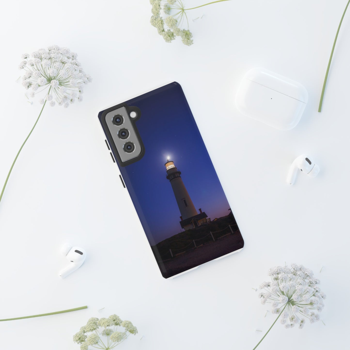 A Beacon of Light at Pigeon Point - Phone Case