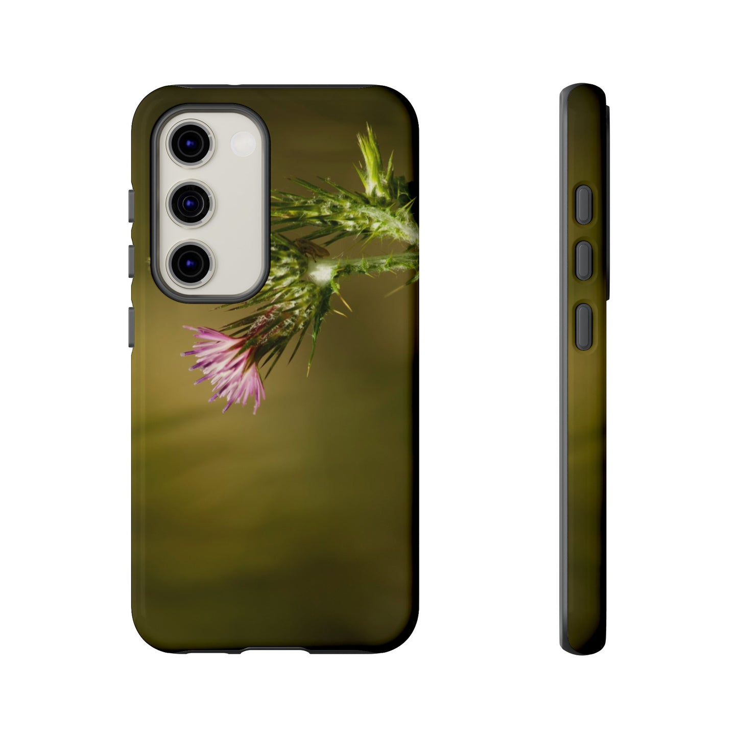 Solitary Thistle's Promise - Phone Case