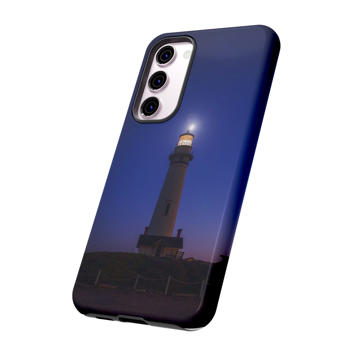 A Beacon of Light at Pigeon Point - Phone Case