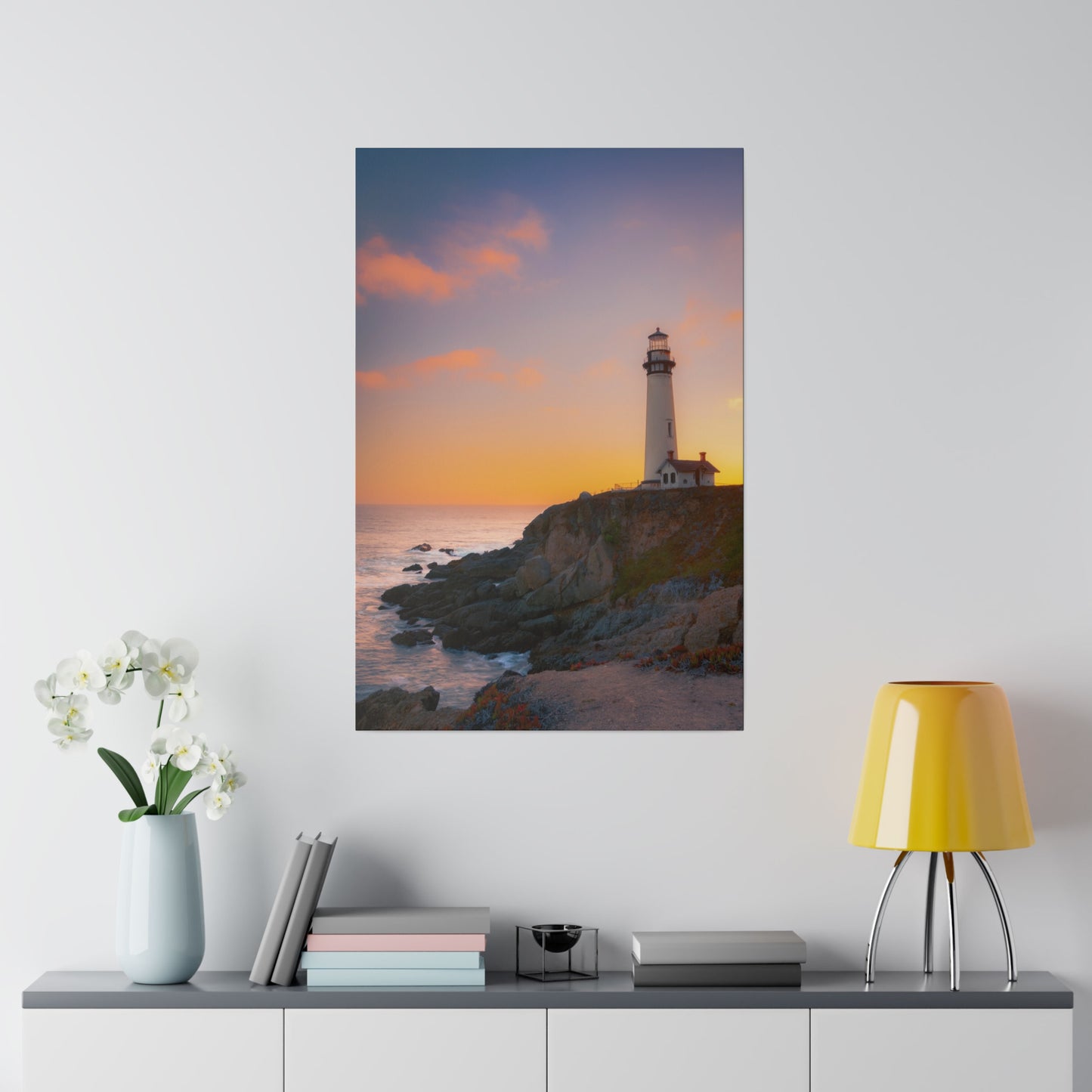 Sunset Symphony at Pigeon Point - Canvas