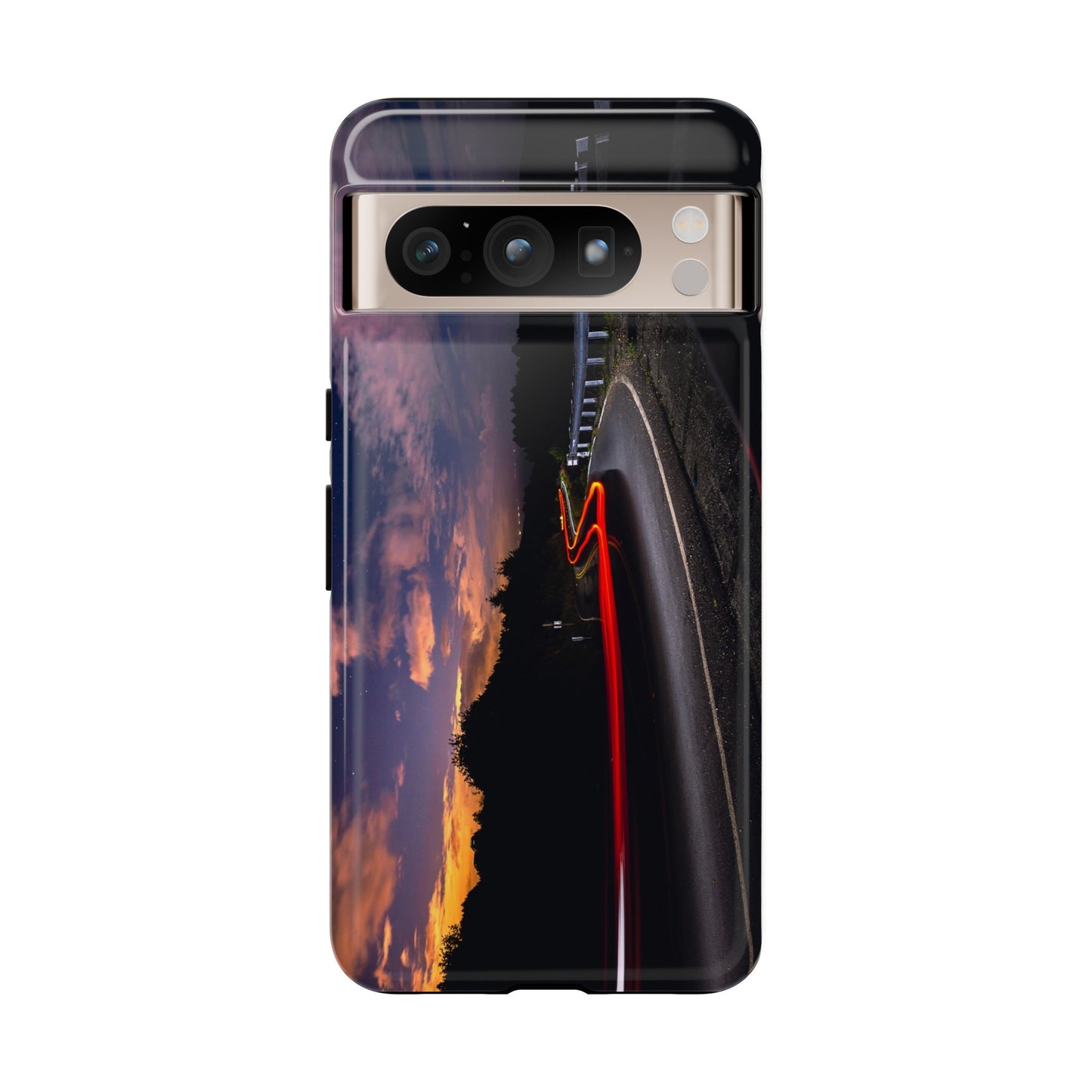 Night Lights on the Bend - Phone Case