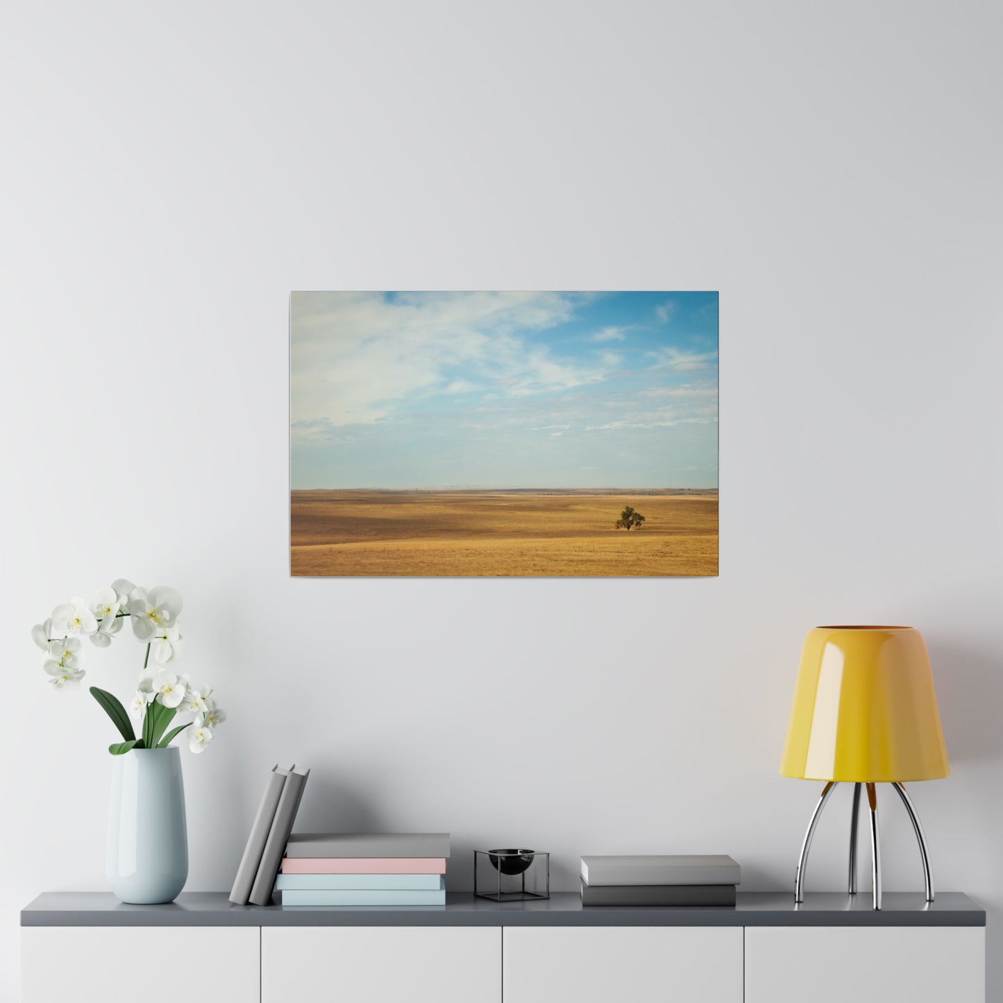 Lonely Tree in the Plains - Canvas