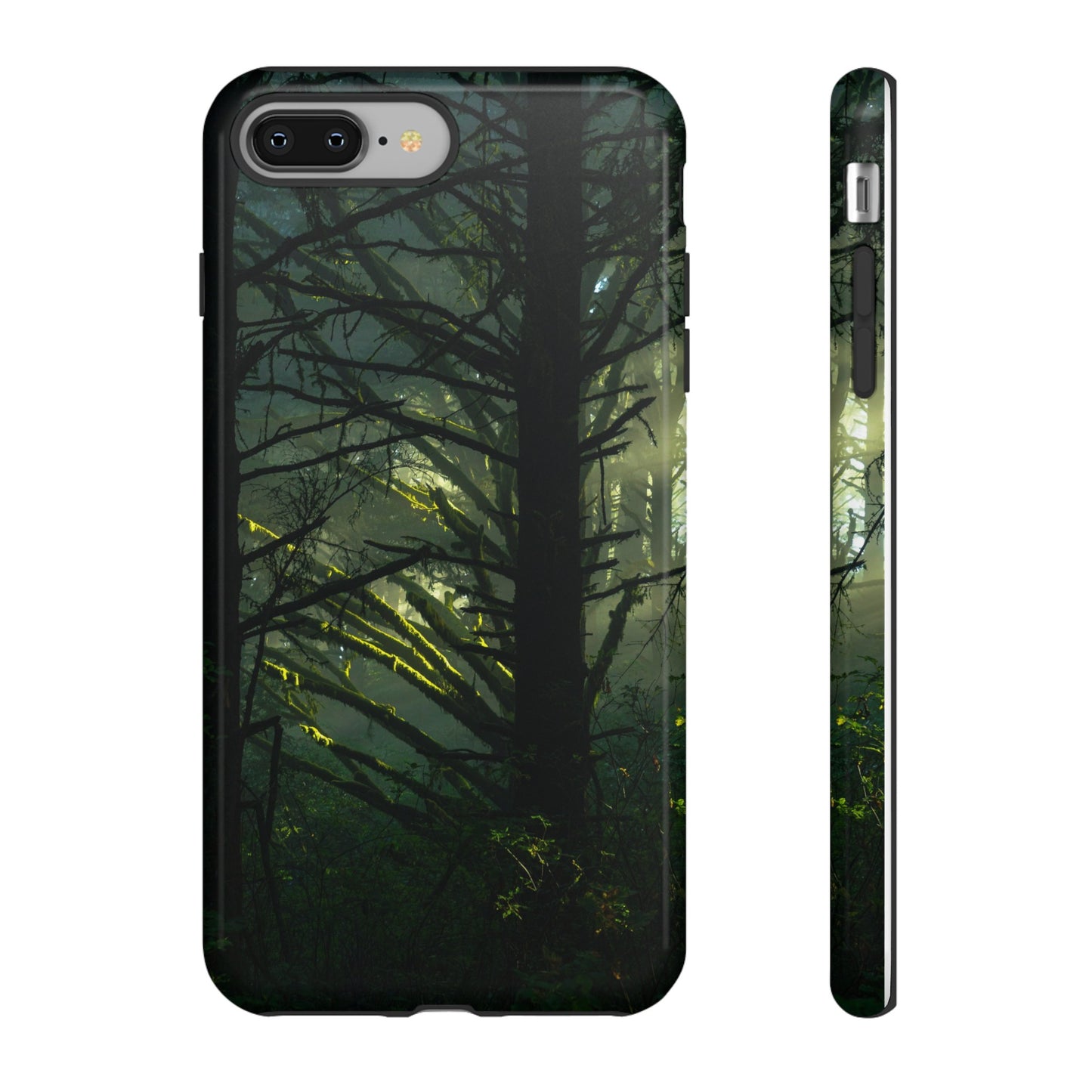 Forest Tapestry of Light and Shadow - Phone Case