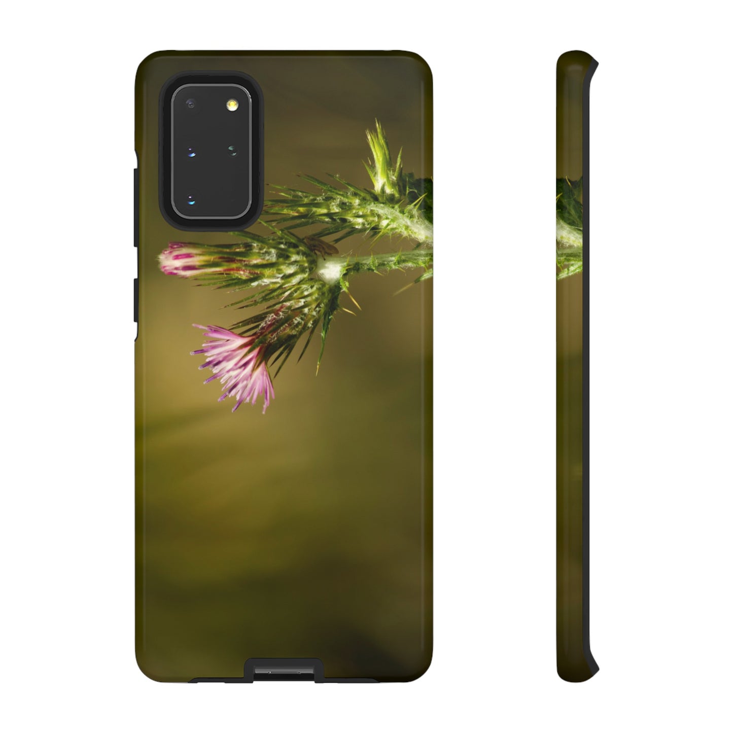 Solitary Thistle's Promise - Phone Case