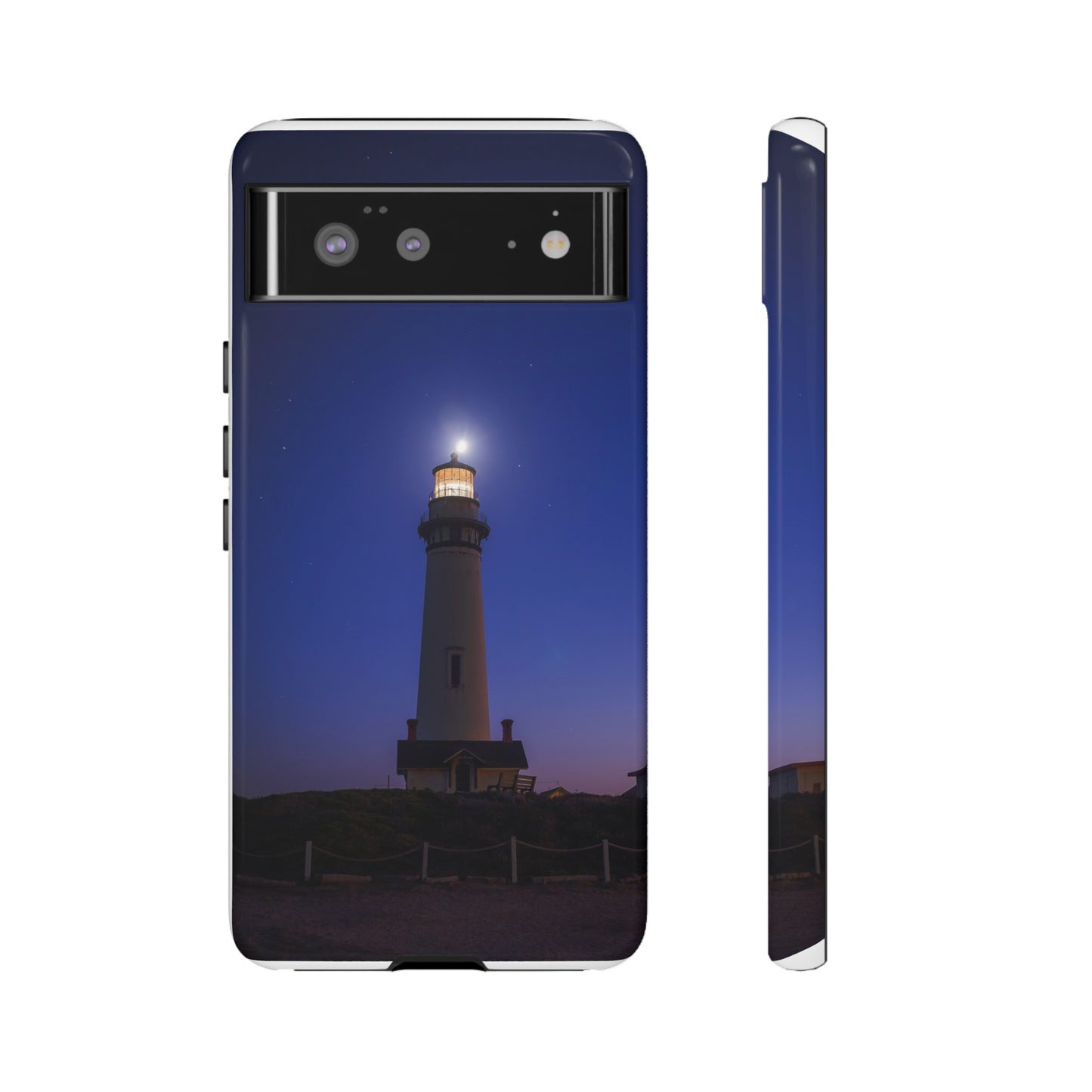 A Beacon of Light at Pigeon Point - Phone Case