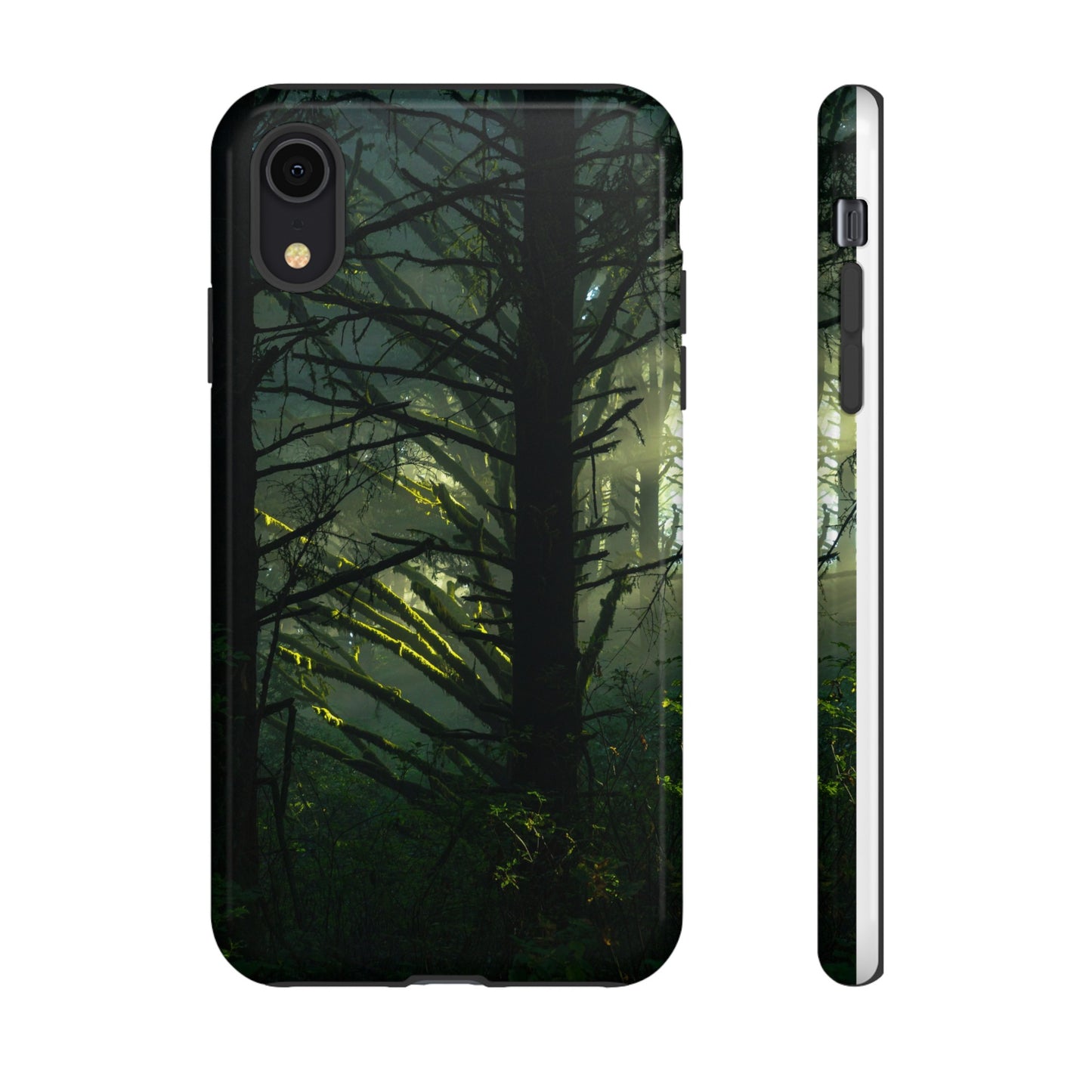 Forest Tapestry of Light and Shadow - Phone Case