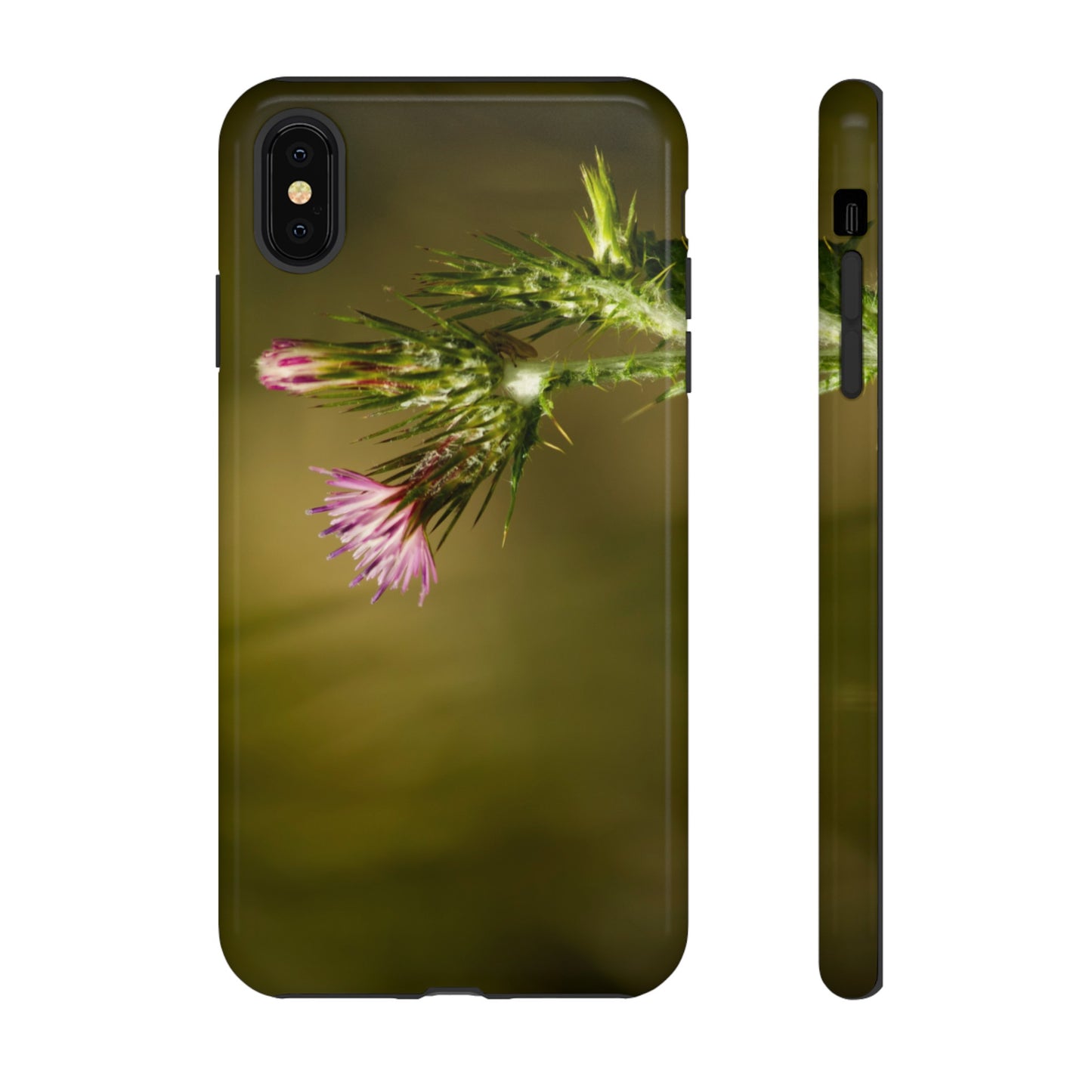 Solitary Thistle's Promise - Phone Case