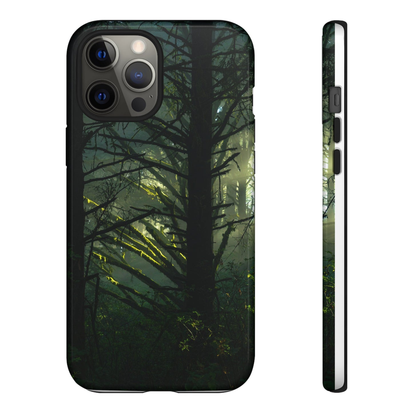 Forest Tapestry of Light and Shadow - Phone Case