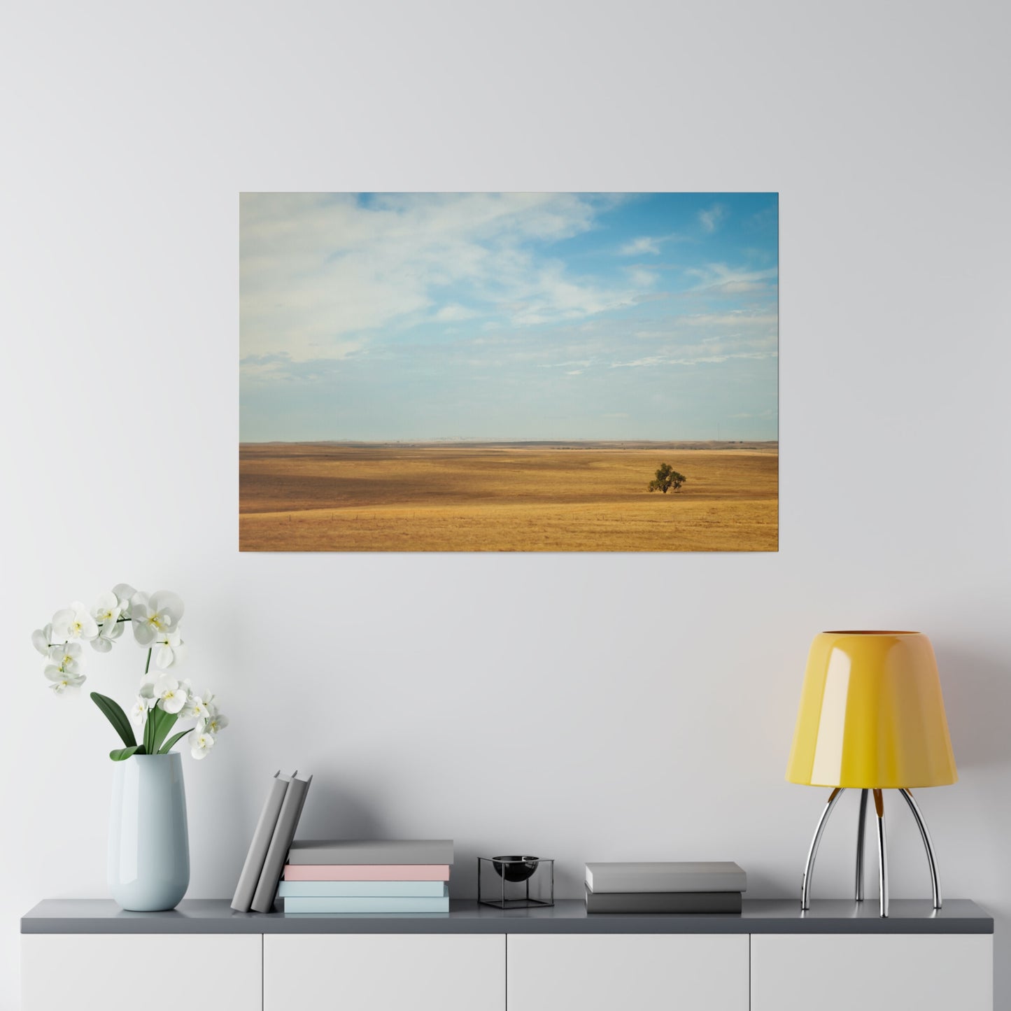 Lonely Tree in the Plains - Canvas