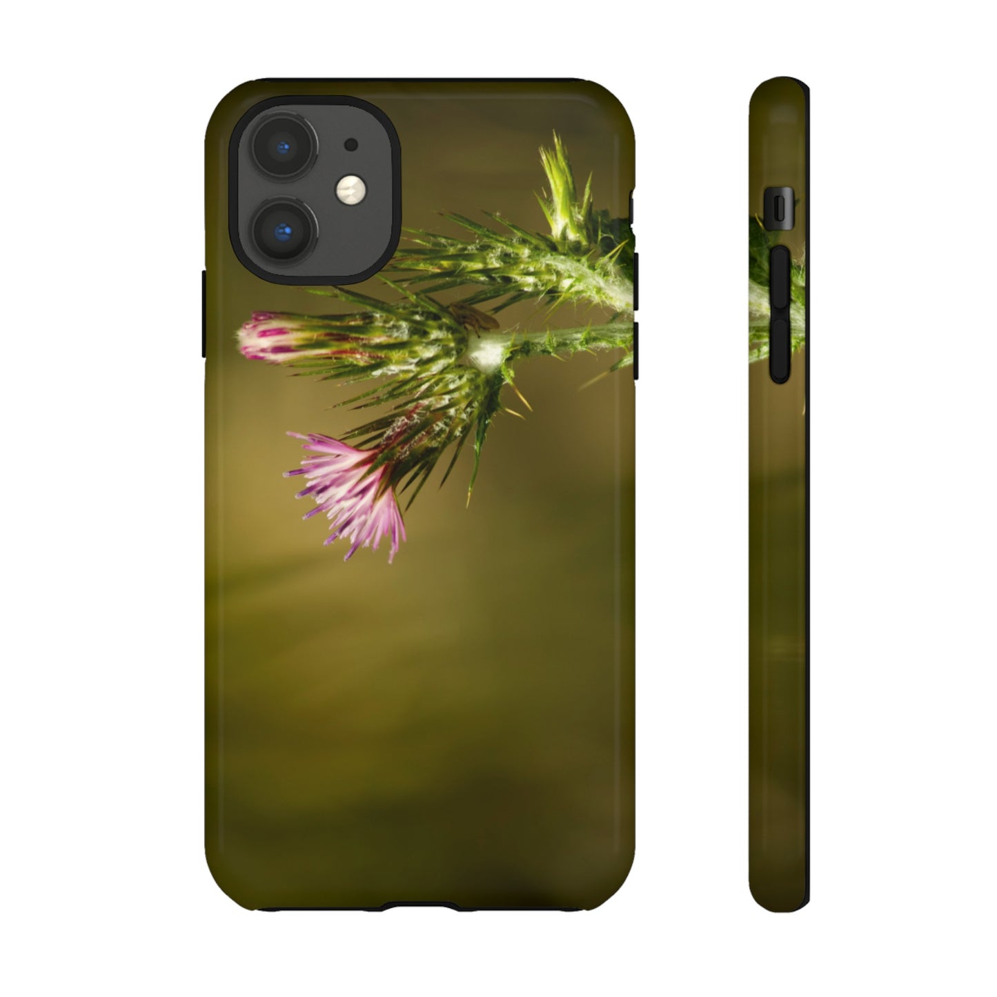 Solitary Thistle's Promise - Phone Case