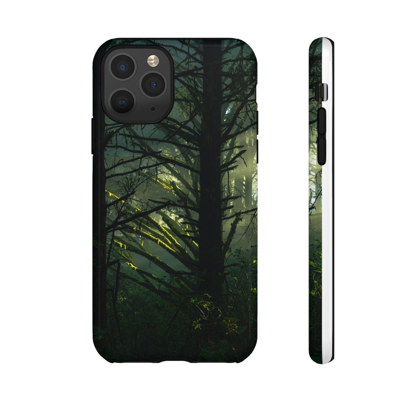 Forest Tapestry of Light and Shadow - Phone Case