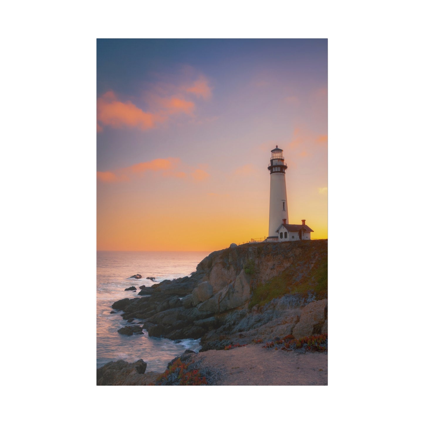 Sunset Symphony at Pigeon Point - Canvas