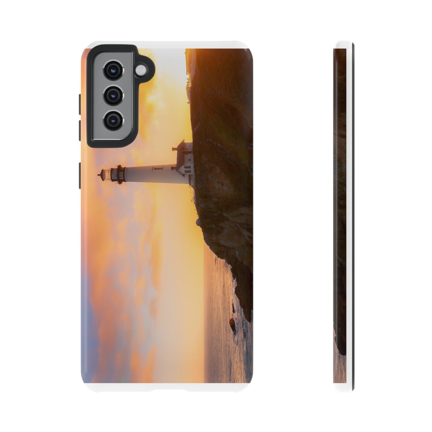 A Beacon Against the Sunset - Phone Case