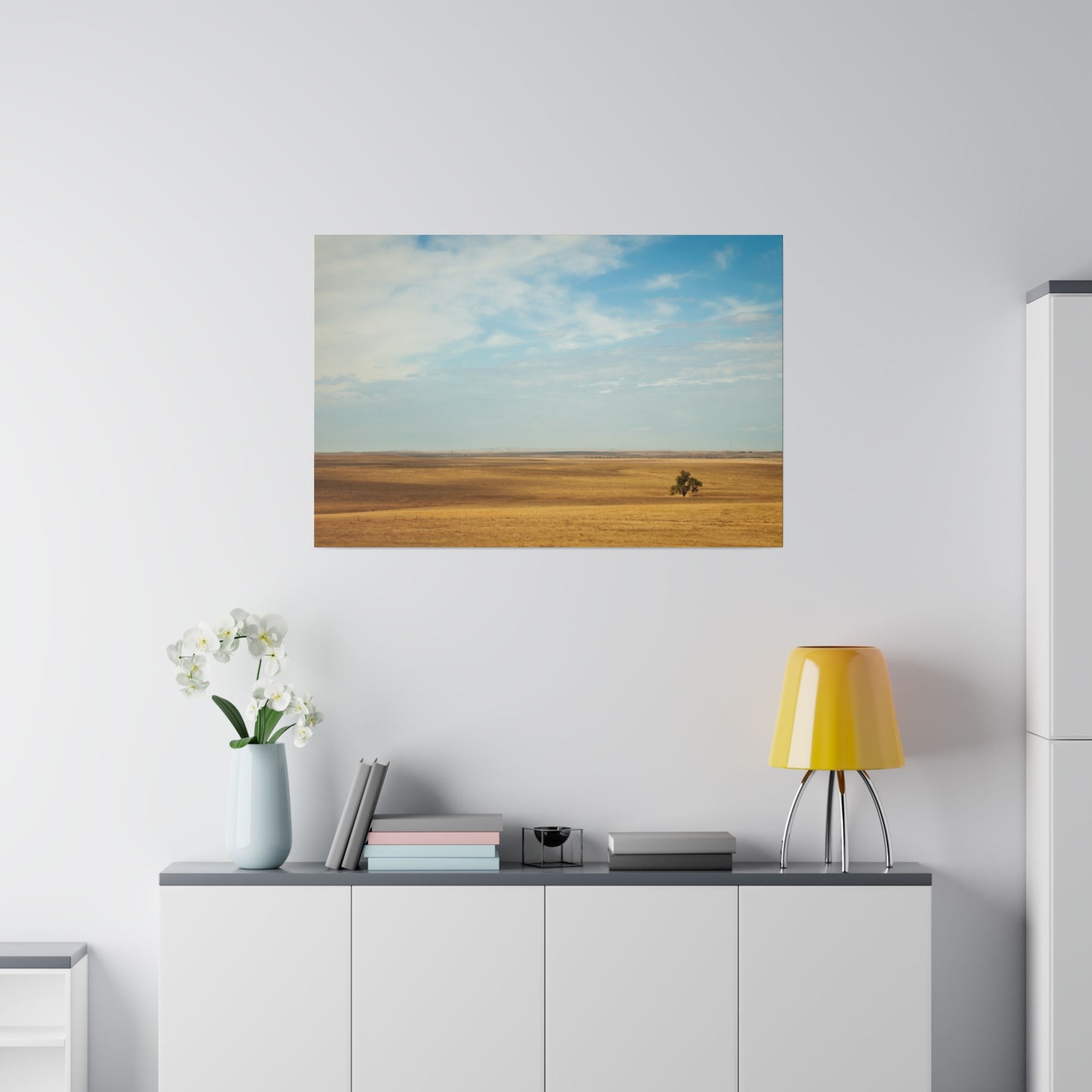 Lonely Tree in the Plains - Canvas