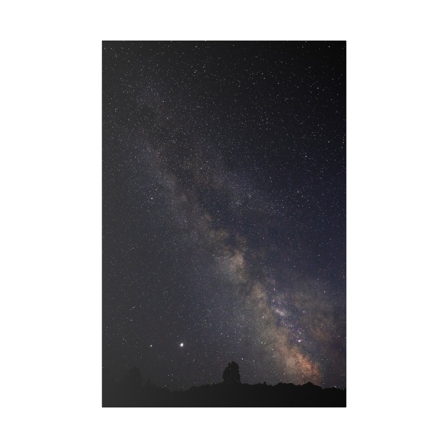 Stars Above: A Glimpse of the Milky Way - Canvas