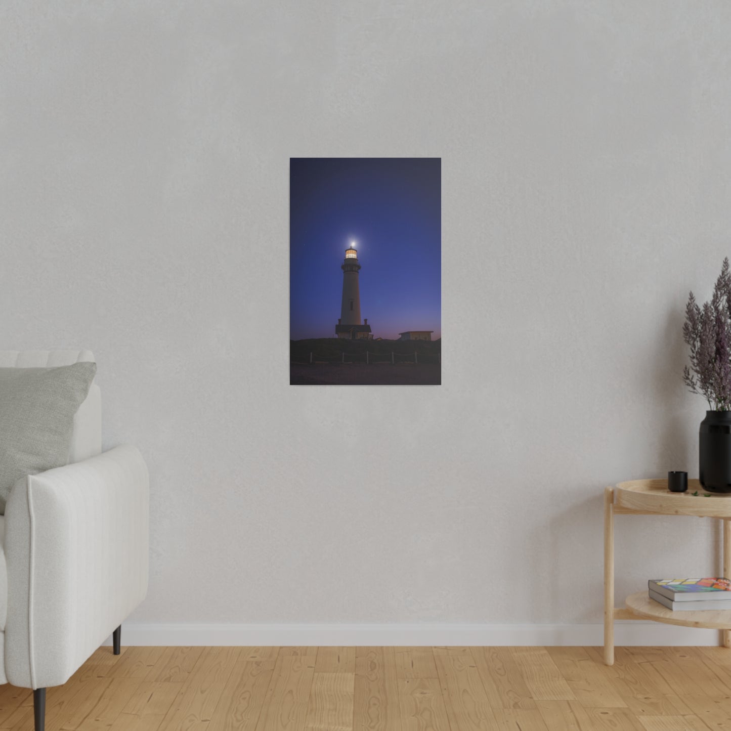 A Beacon of Light at Pigeon Point - Canvas