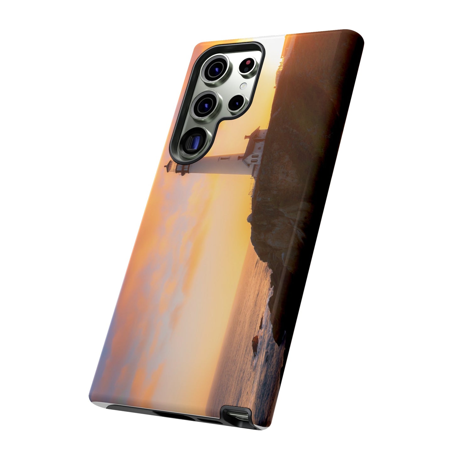 A Beacon Against the Sunset - Phone Case