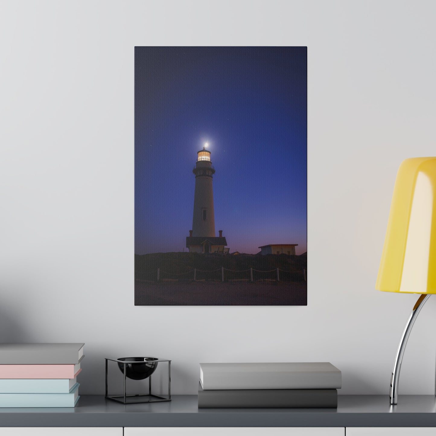 A Beacon of Light at Pigeon Point - Canvas