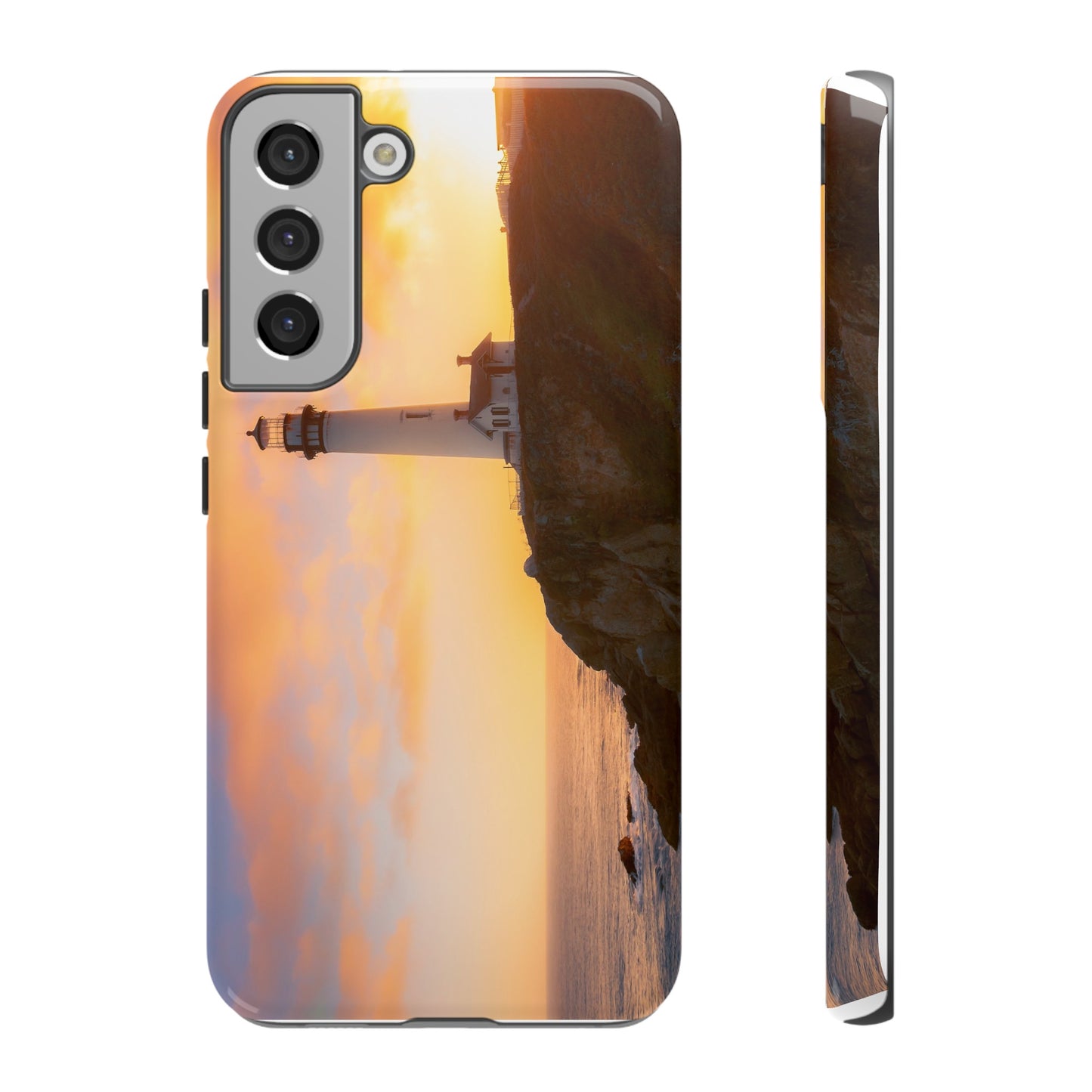 A Beacon Against the Sunset - Phone Case