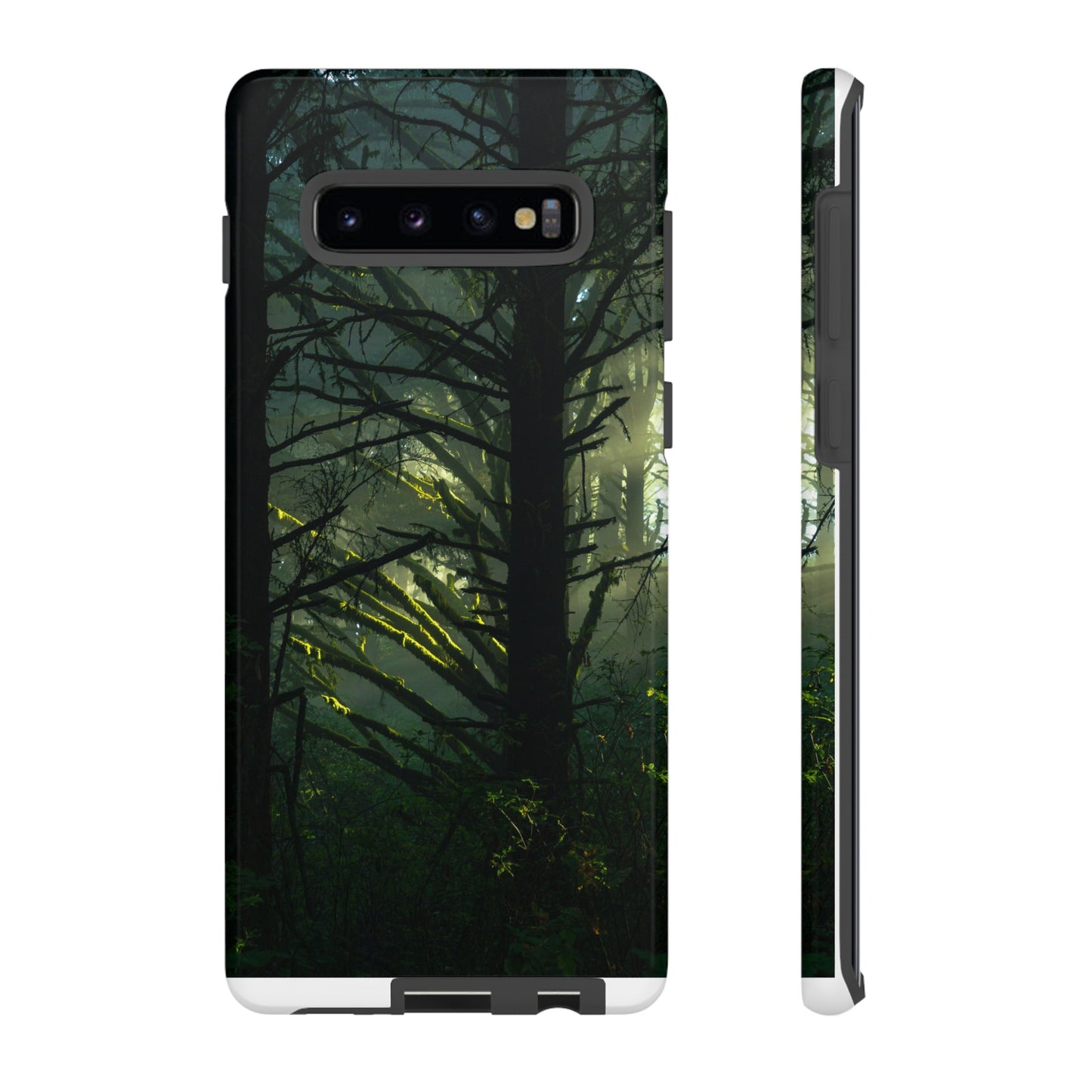 Forest Tapestry of Light and Shadow - Phone Case