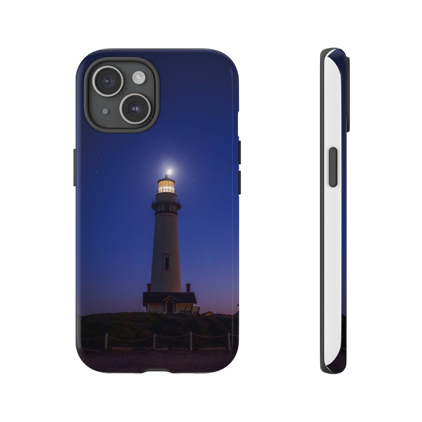 A Beacon of Light at Pigeon Point - Phone Case