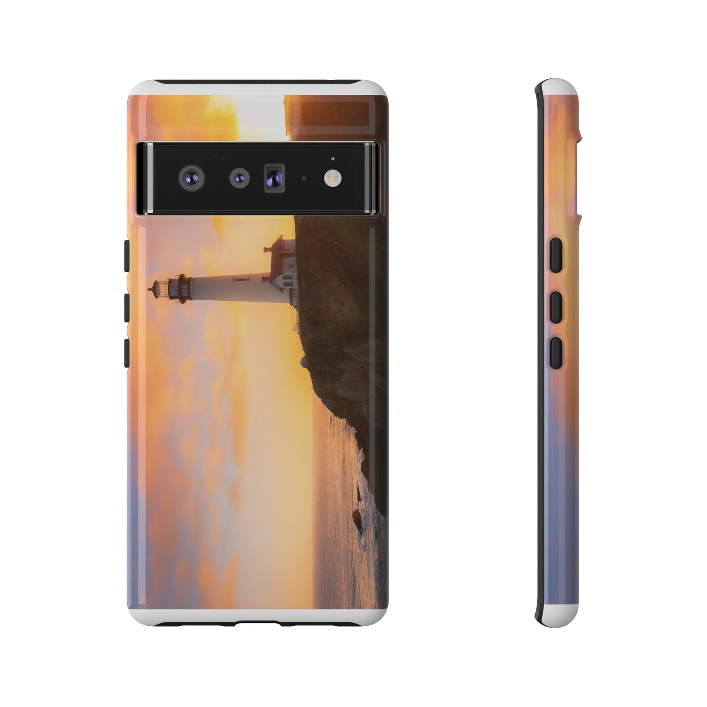 A Beacon Against the Sunset - Phone Case