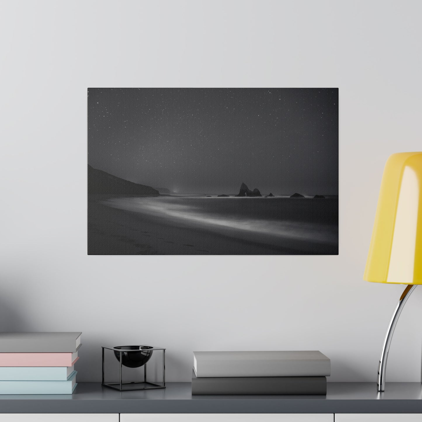 Starry Night at Martin's Beach - Canvas