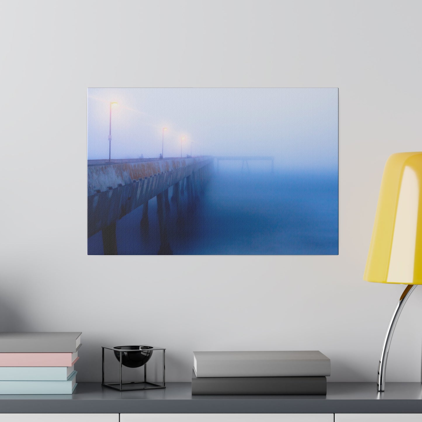 Vanishing Point: Pacifica Pier - Canvas