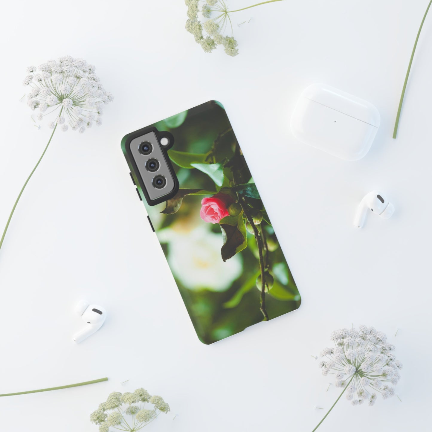 A Pink Rose in Bloom - Phone Case