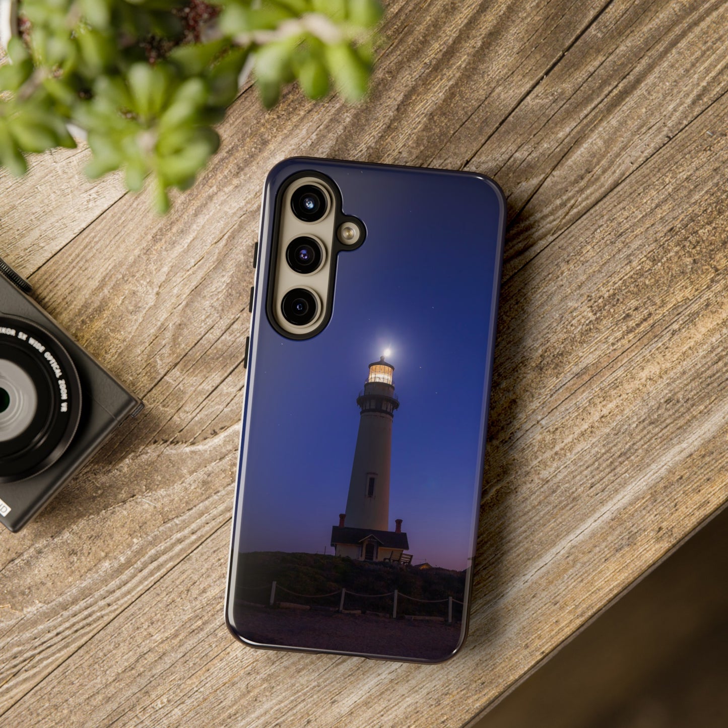 A Beacon of Light at Pigeon Point - Phone Case