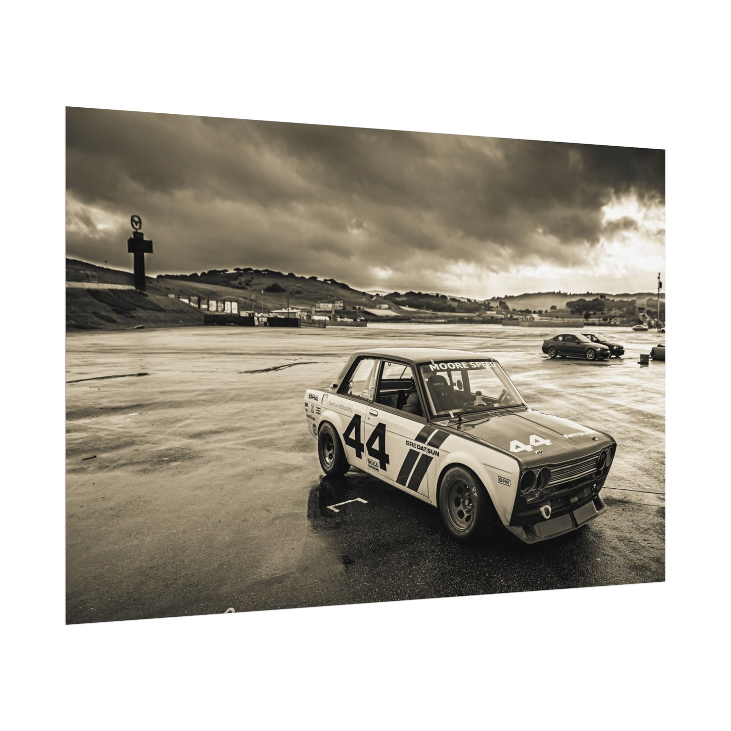 Datsun 510 at Laguna Seca - Poster