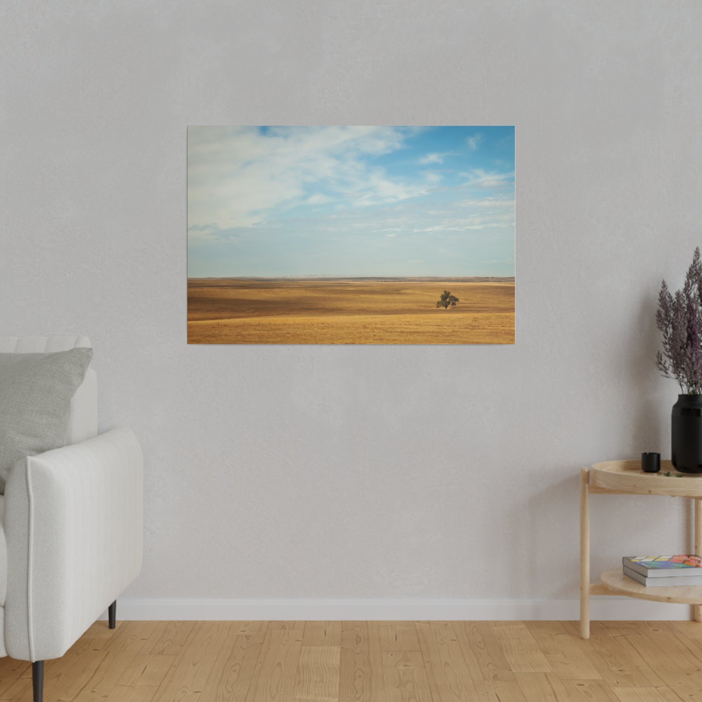 Lonely Tree in the Plains - Canvas