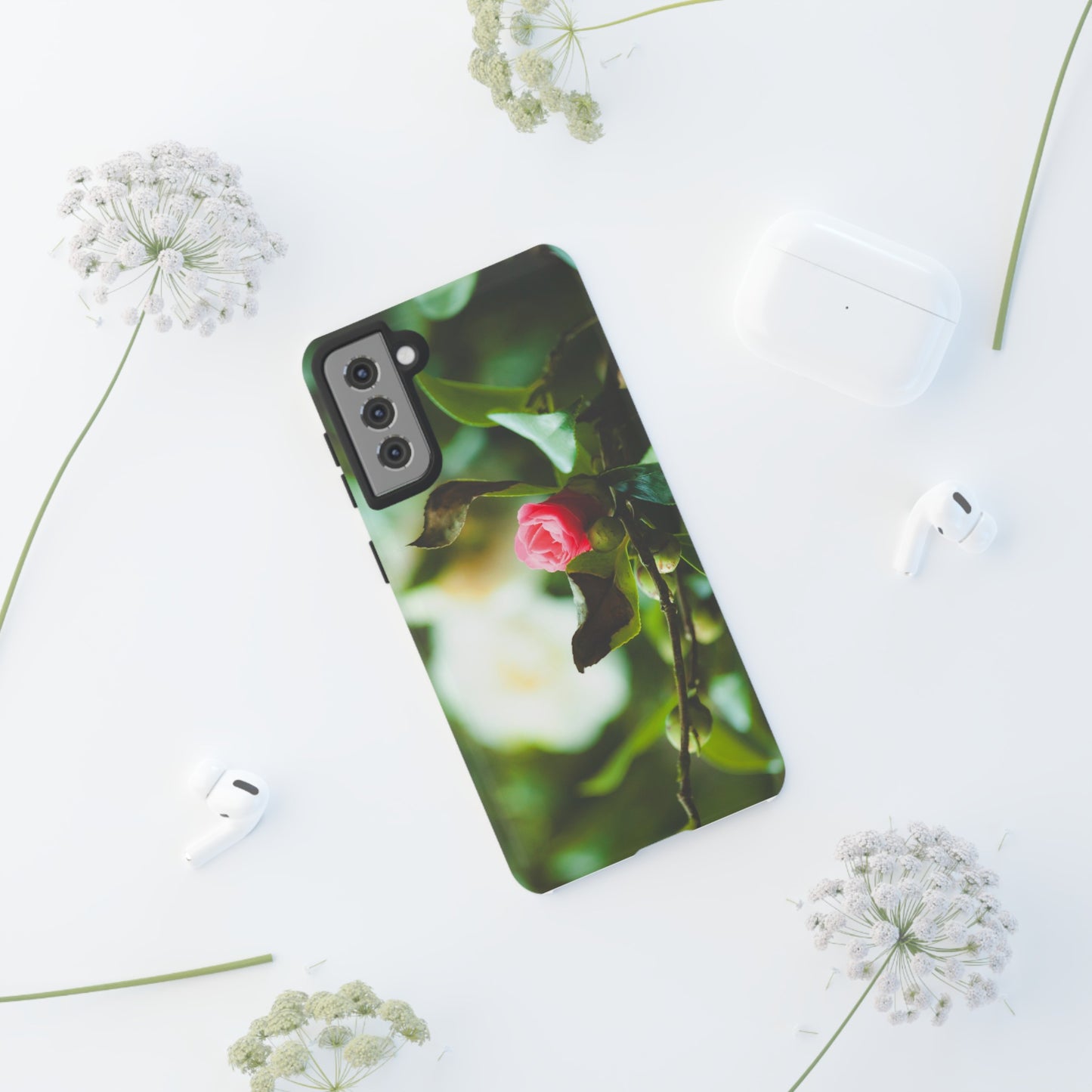 A Pink Rose in Bloom - Phone Case