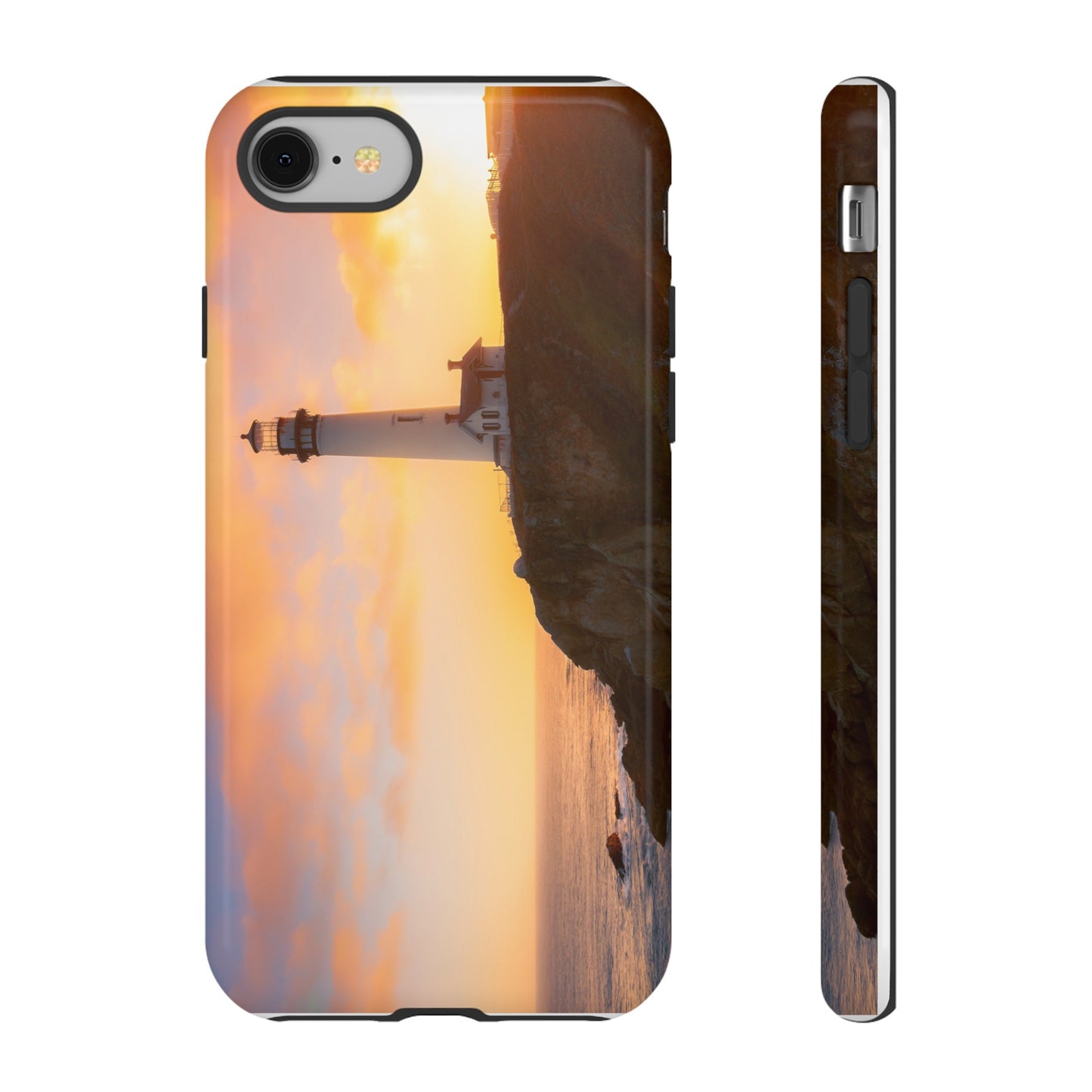 A Beacon Against the Sunset - Phone Case