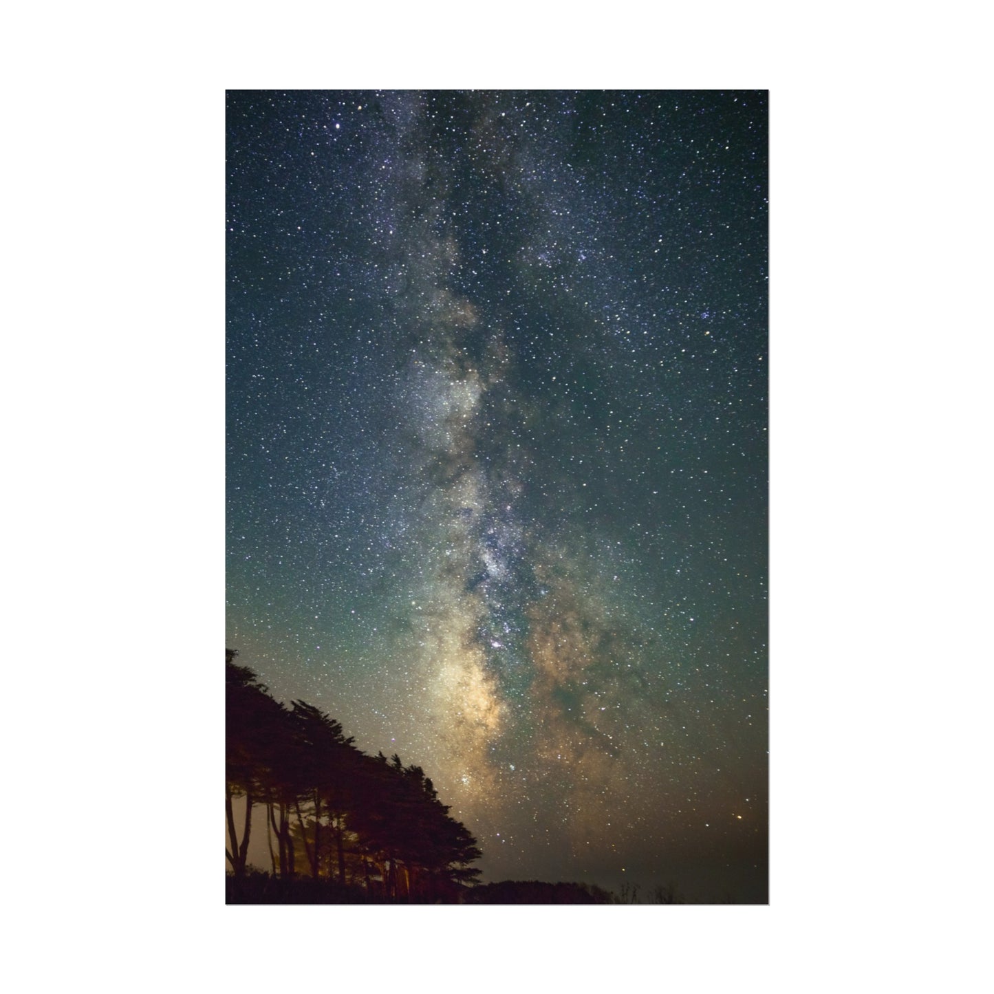 Starry Sea Ranch Night - Poster