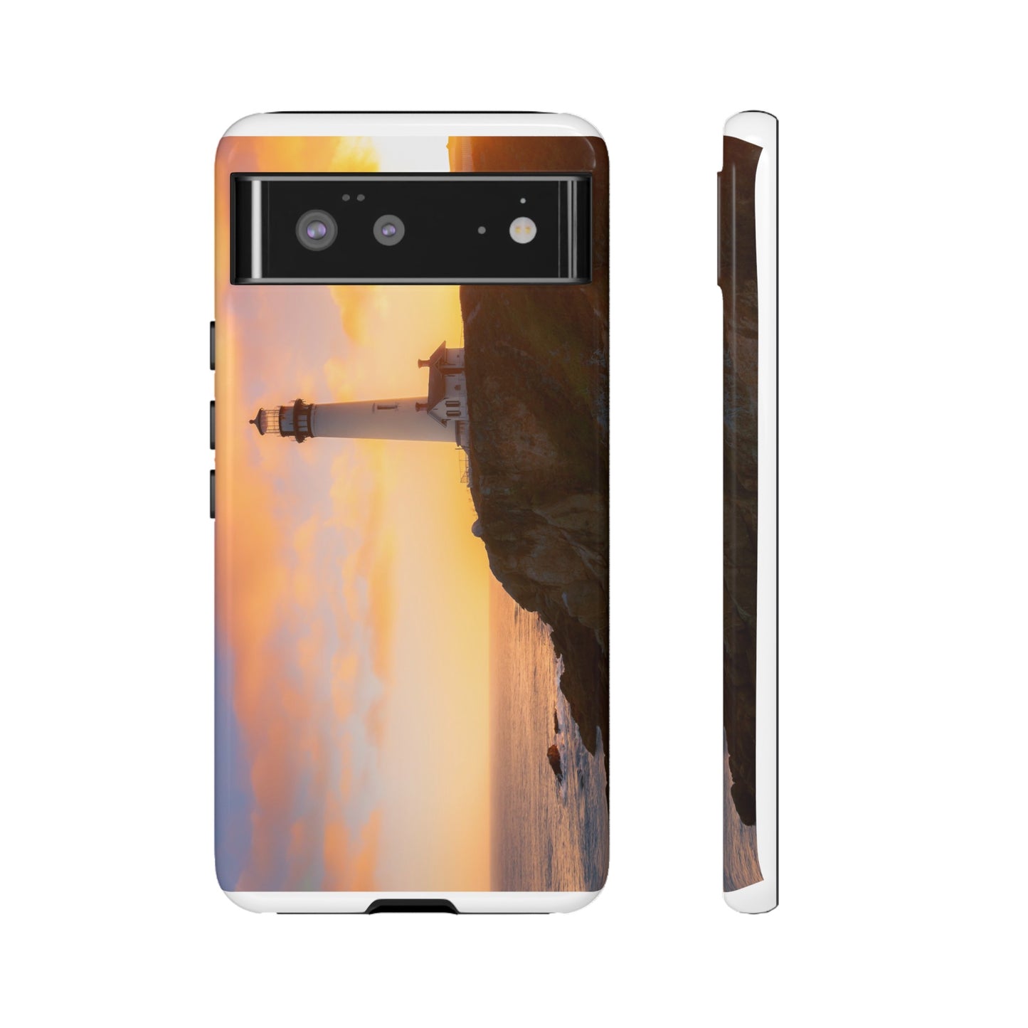 A Beacon Against the Sunset - Phone Case