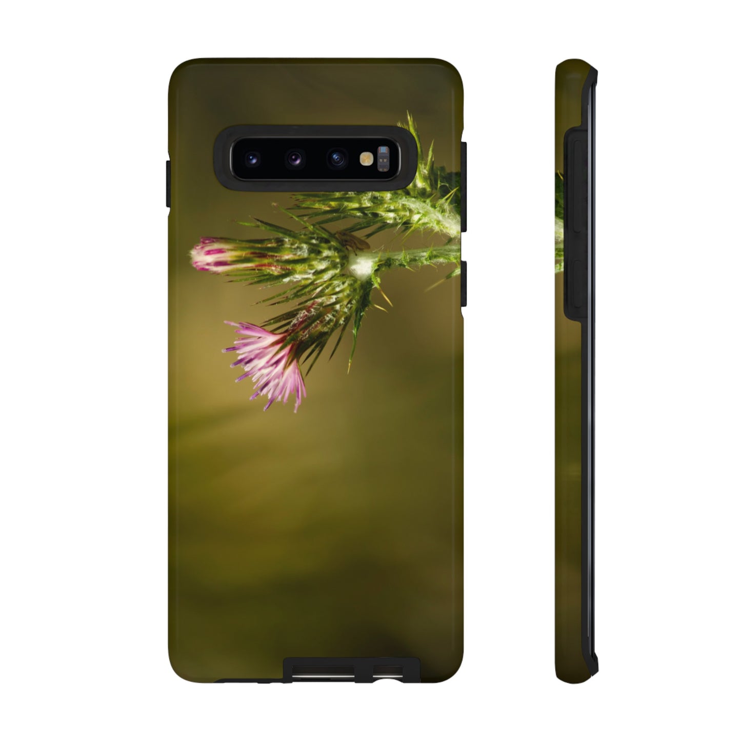 Solitary Thistle's Promise - Phone Case