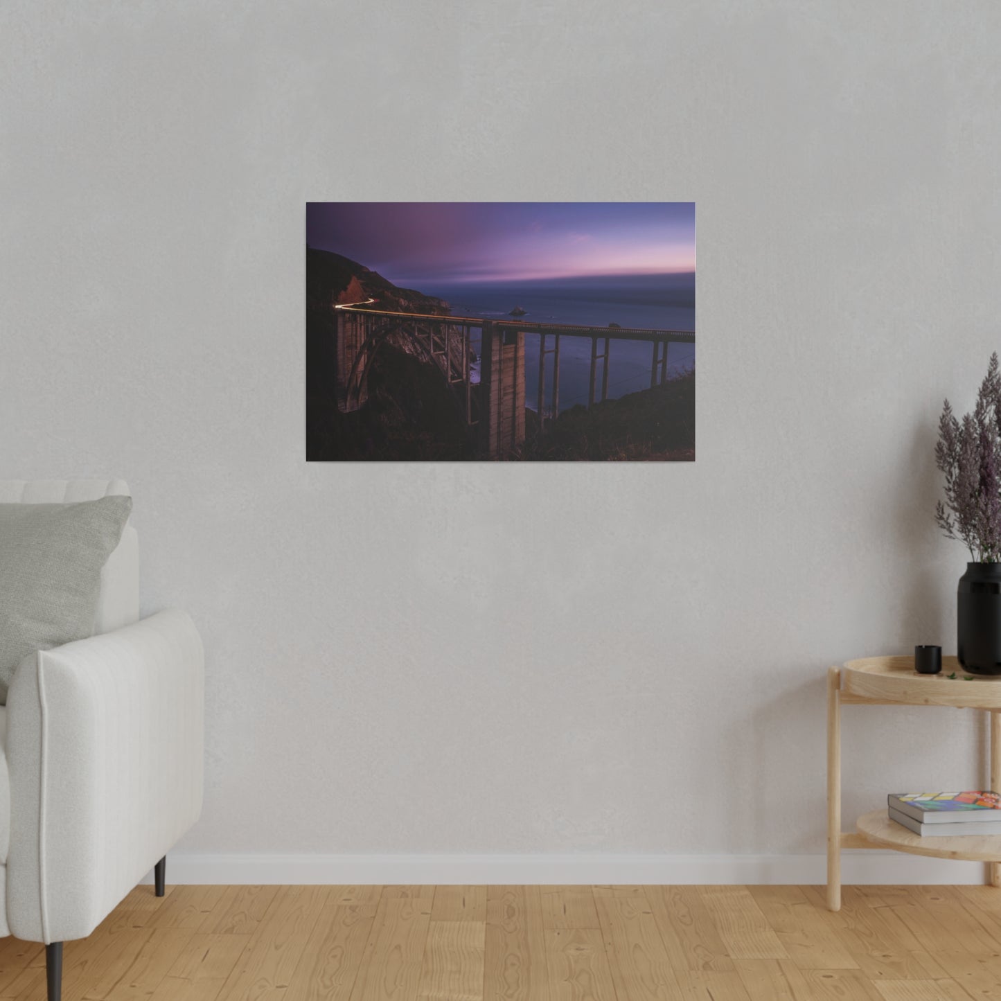 Bixby Bridge Blue Hour - Canvas