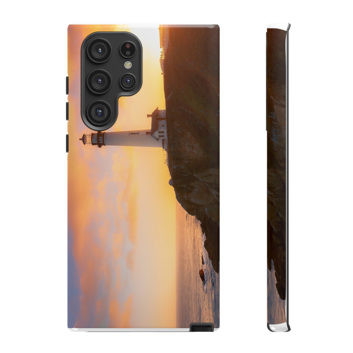 A Beacon Against the Sunset - Phone Case