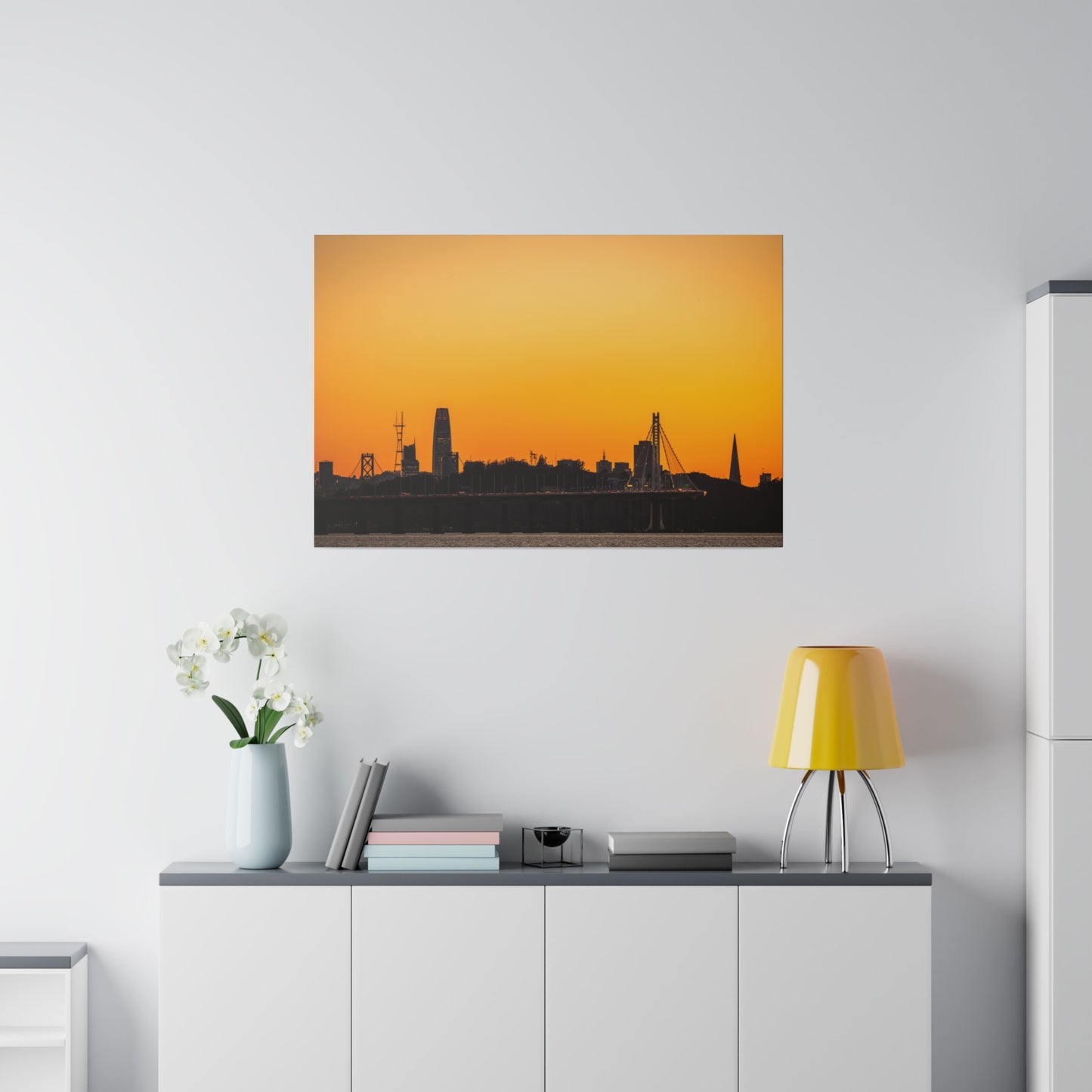 San Francisco Silhouette - Canvas