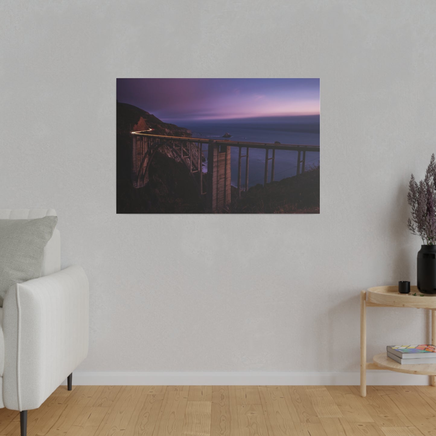 Bixby Bridge Blue Hour - Canvas