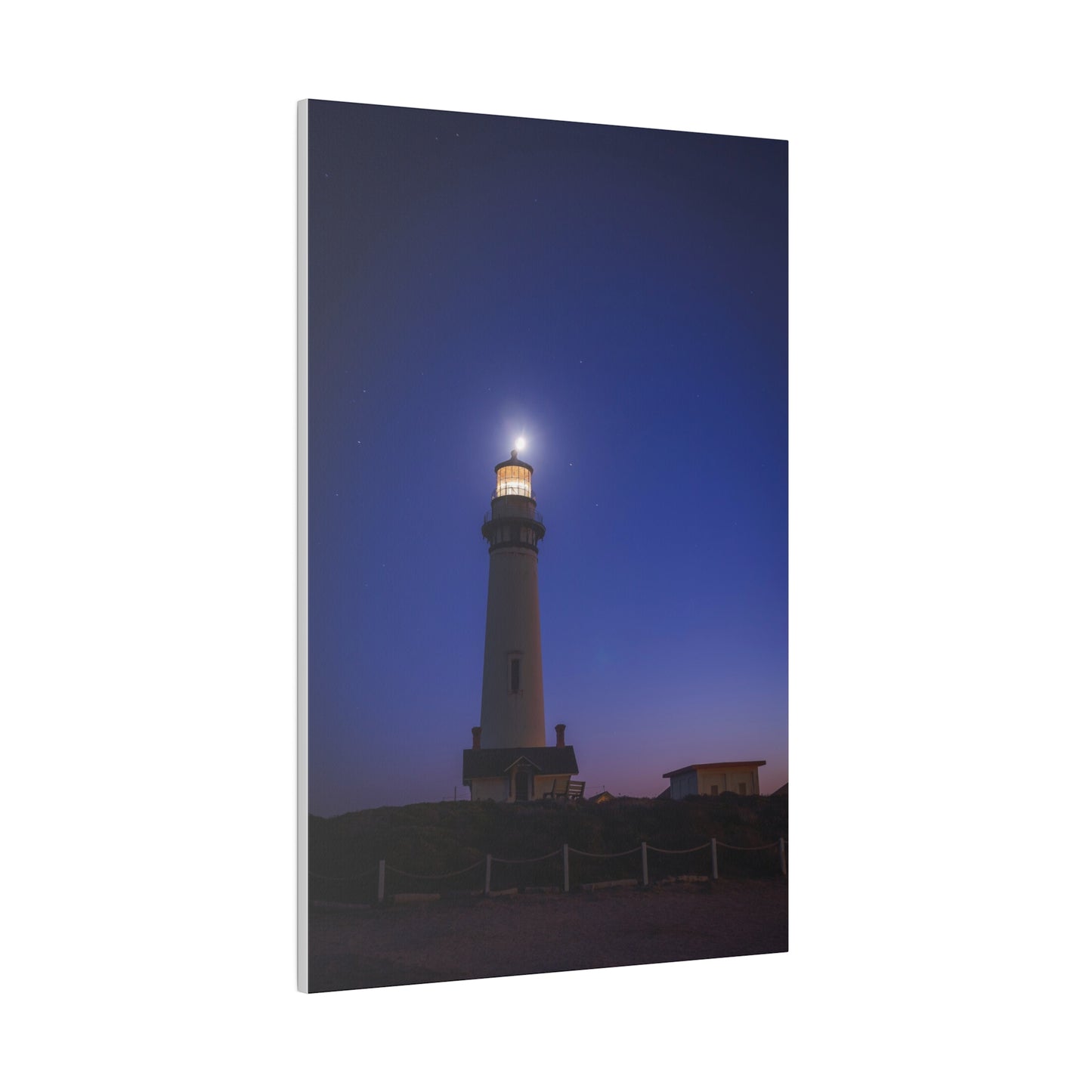 A Beacon of Light at Pigeon Point - Canvas