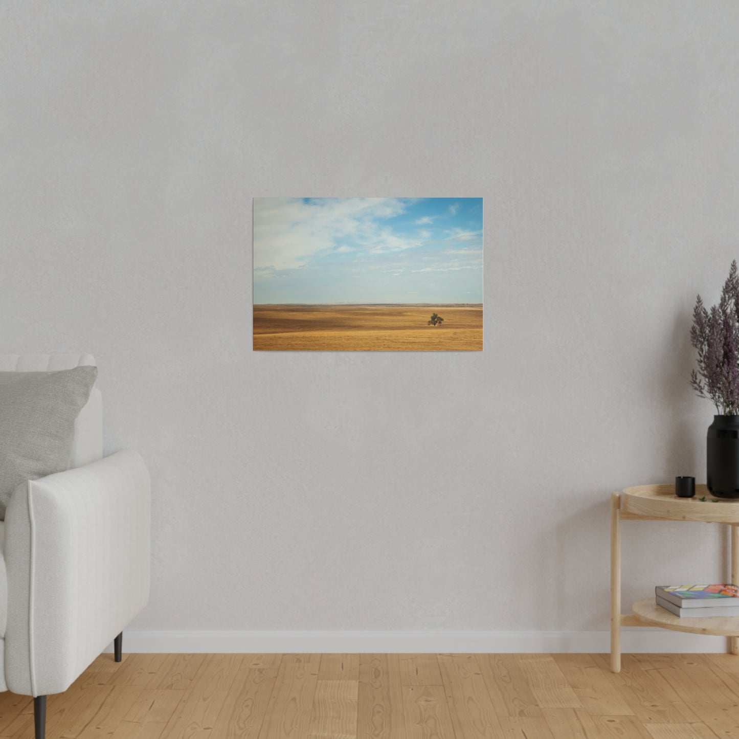 Lonely Tree in the Plains - Canvas