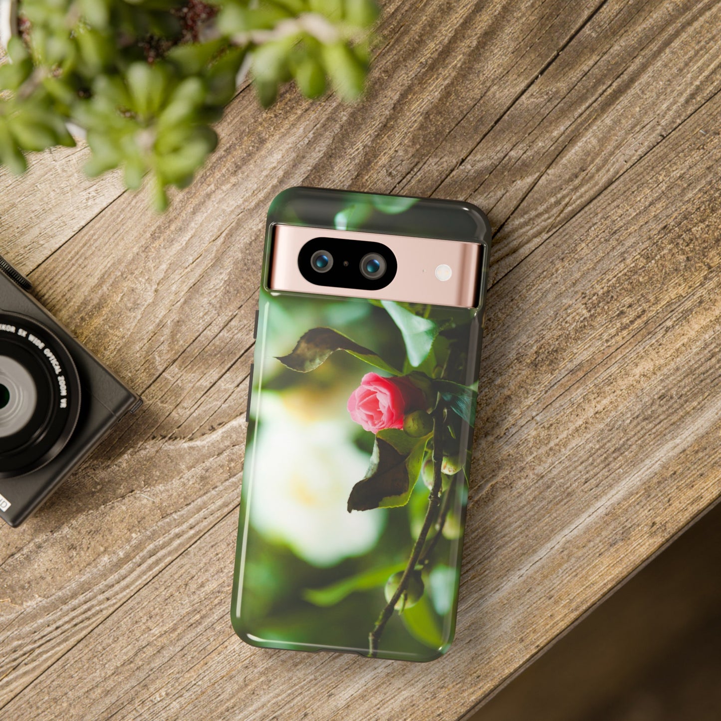 A Pink Rose in Bloom - Phone Case