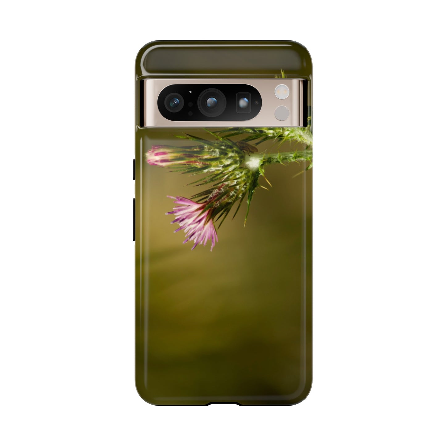 Solitary Thistle's Promise - Phone Case