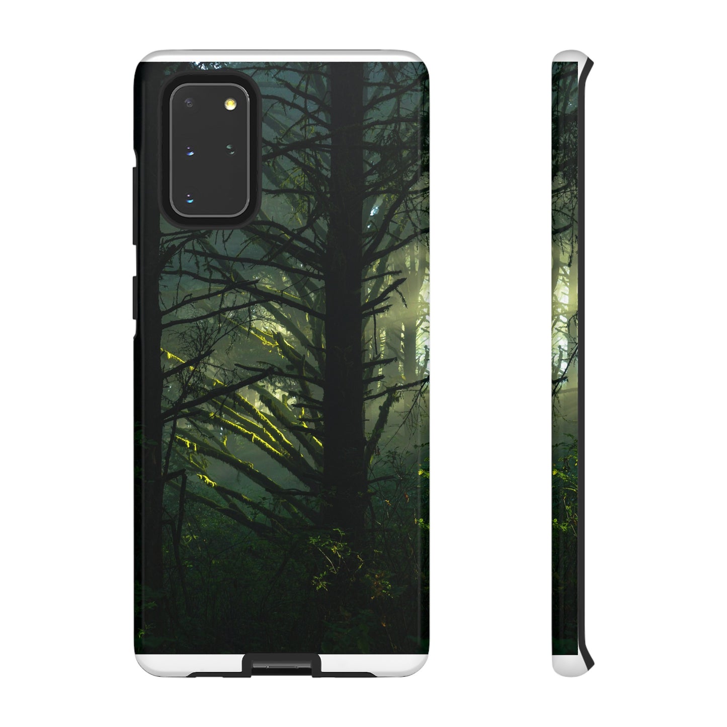 Forest Tapestry of Light and Shadow - Phone Case