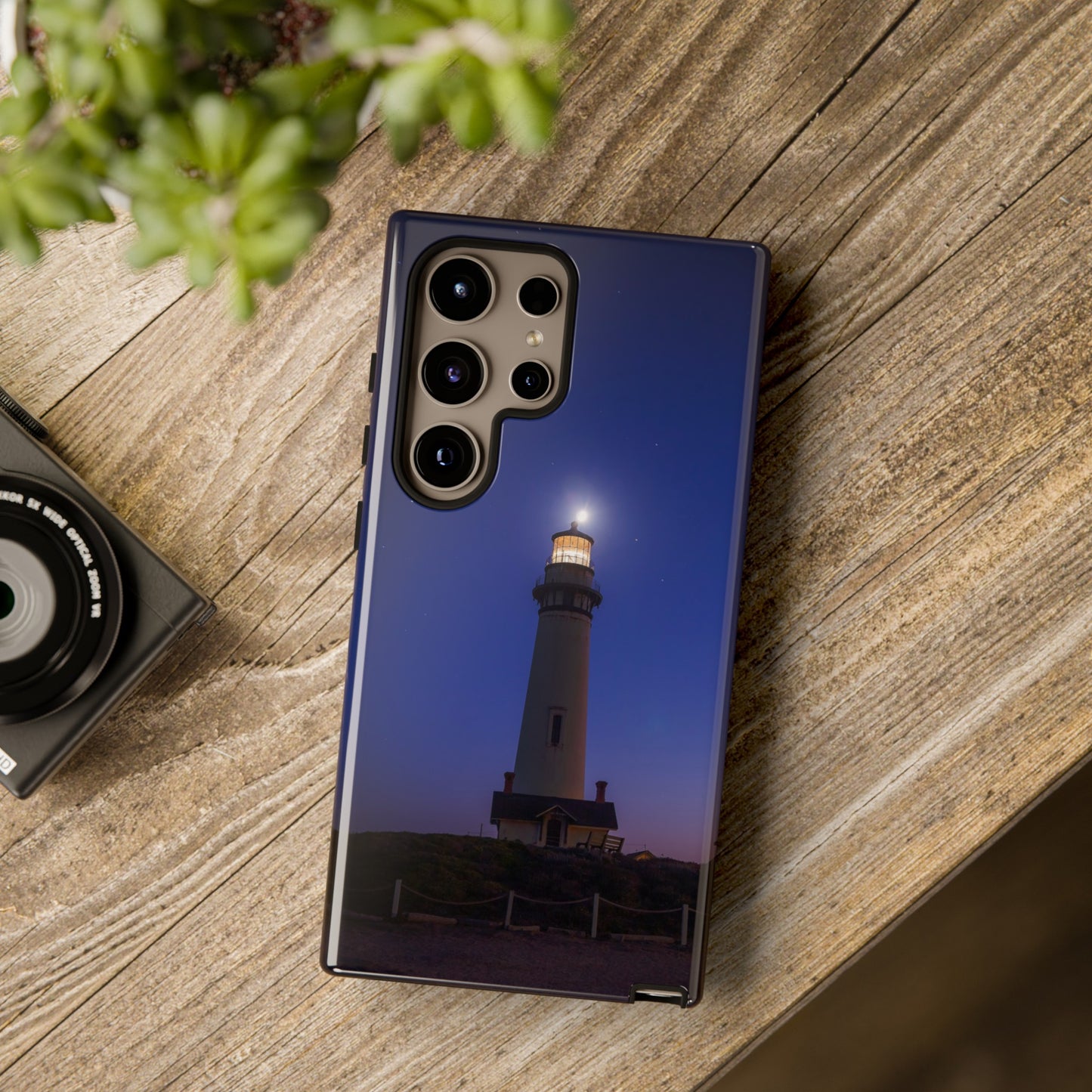 A Beacon of Light at Pigeon Point - Phone Case