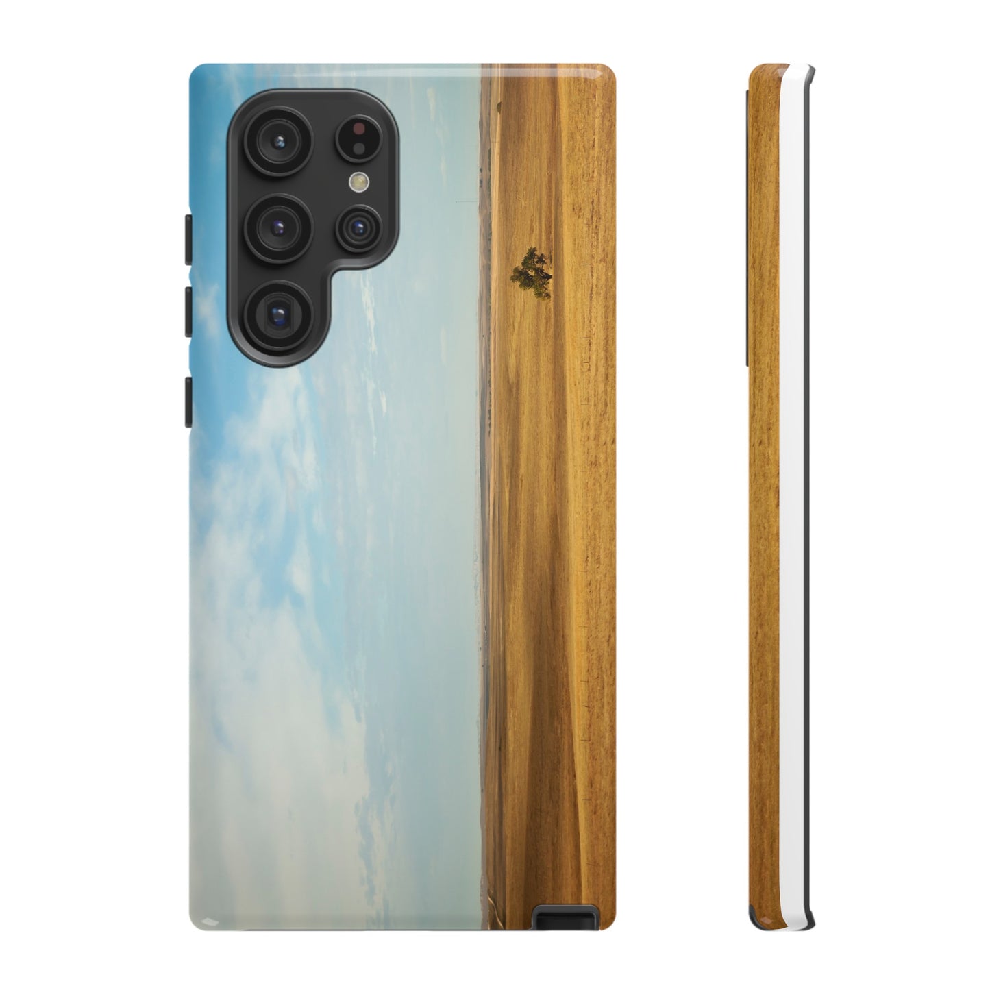 Lonely Tree in the Plains - Phone Case