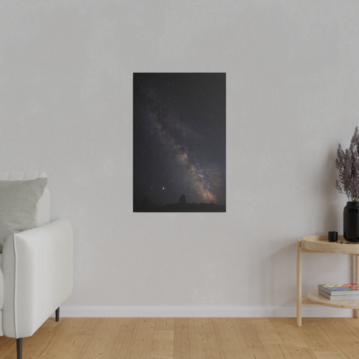 Stars Above: A Glimpse of the Milky Way - Canvas